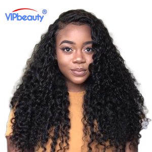 Vipbeauty Peruvian Deep Curly Hair 100% Human Hair Weave Bundles Non-remy Hair Extensions 1 Piece Only 10-28 Inch Natural Color