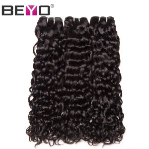 Beyo Hair Water Wave Peruvian Hair Bundles Natural Color 100% Human Hair Weave Non-Remy Hair Extension 1 PC Only Free Shipping