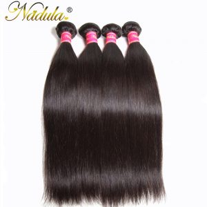 Nadula Hair Peruvian Straight Hair Weaves 8-30INCH 100% Human Hair Extensions Non Remy Hair 1 Piece Can Be Mix Bundles Length