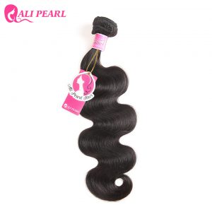 AliPearl 100% Human Hair Bundles Peruvian Hair Body Wave 1 Piece Only 8-34 inches Natural Black Non Remy Hair Free Shipping