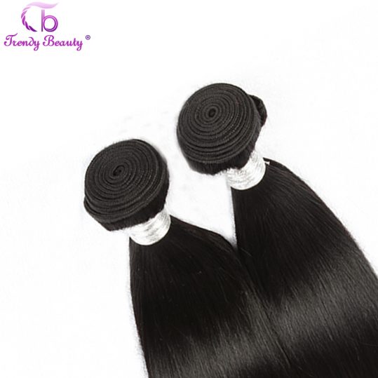 Free Shipping Peruvian Straight Hair Bundle Trendy Beauty 100% Human Hair Weave Non Remy Hair Can Be Dyed 1B Color