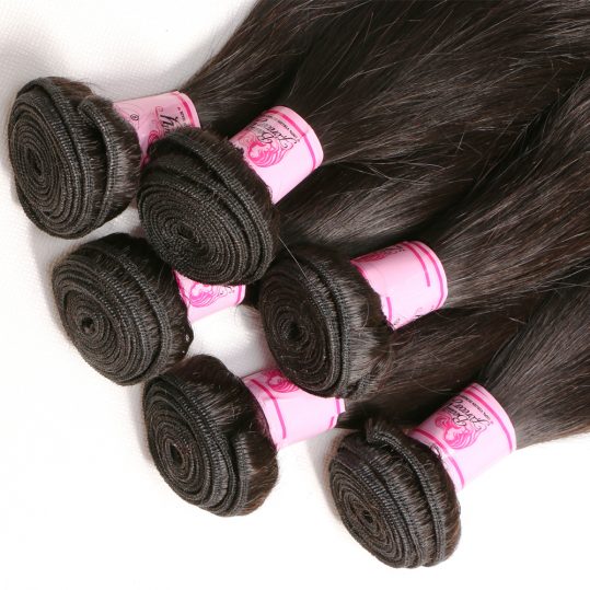 Beauty Forever Straight Peruvian Hair Weaving 1 Piece Non-remy Human Hair Weave Bundles Natural Color 8-30in Free Shipping