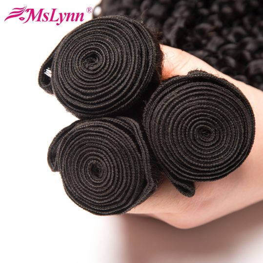 Mslynn Afro Kinky Curly Hair Peruvian Hair Bundles 100% Human Hair Bundles 1pc Non Remy Hair Extension Can Buy 3 Or 4 Pieces