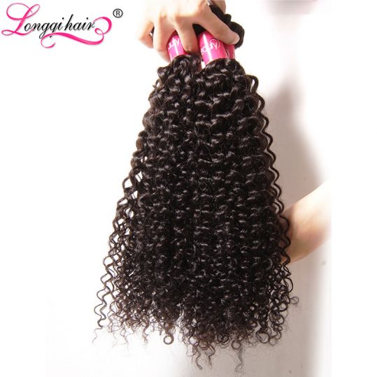 Xuchang Longqi Hair Peruvian Curly Hair Bundles Non-Remy Human Hair Weave 8"-26"  1 Piece Can Be Mixed Length Free Shipping
