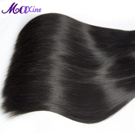 Maxine Peruvian Straight Hair Weave Bundles 1 Piece 100% Human Hair Weaving 10"~28" Non Remy Hair Extensions Thick And Full
