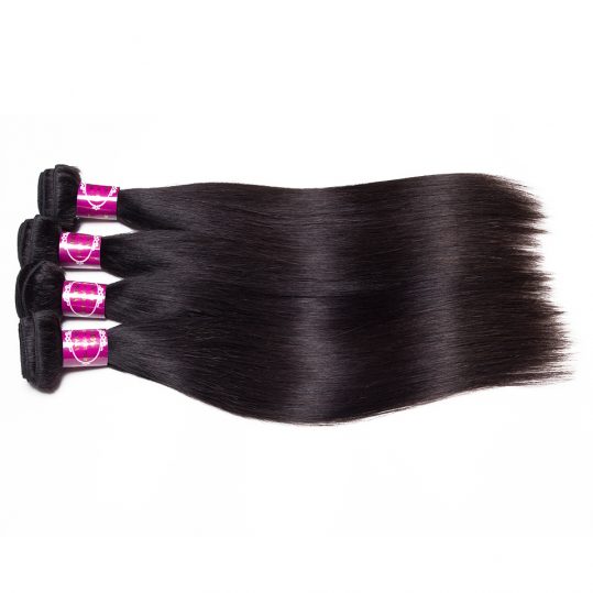 Beauty Grace Peruvian Straight Hair 1 Bundle Natural Color 100% Non-Remy Human Hair Weaving 8-28 Inch