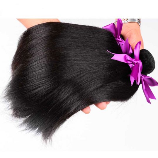 Mstoxic Peruvian Straight Non Remy Hair 1 Bundle Human Hair Weaves 8-28 inch Doudle Weft Free Shipping