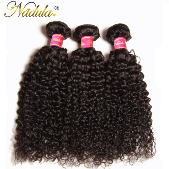 Nadula Hair Peruvian Kinky Curly Non Remy Hair Weave Bundles 100g/pcs Products 100% Human Hair Extensions 8-26INCH Can Be Mixed