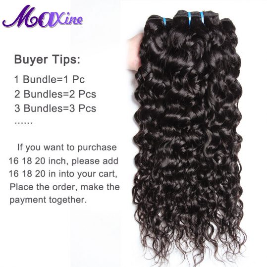 Maxine Hair Products 1 Piece Peruvian Water Wave Human Hair Weave Bundles 12-28in Alibaba 1B Non Remy Hair Extension Can Be Dyed