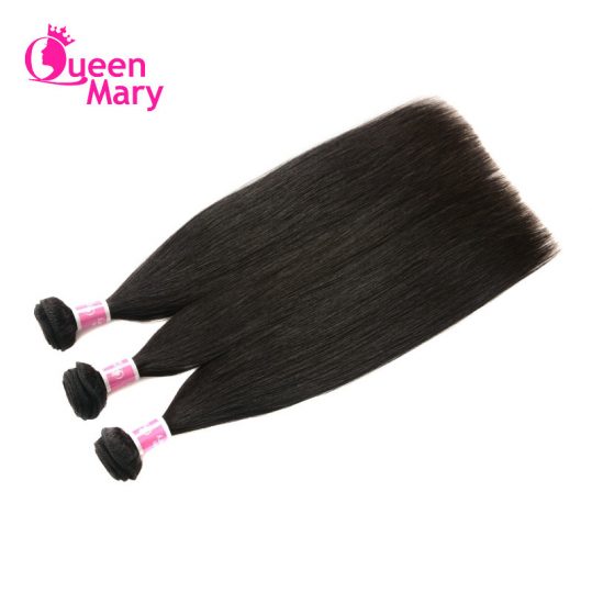 Queen Mary Peruvian Straight Hair Weave 1 Piece Non-Remy Hair Weaving 100% Human Hair Bundles Natural Color Shipping Free