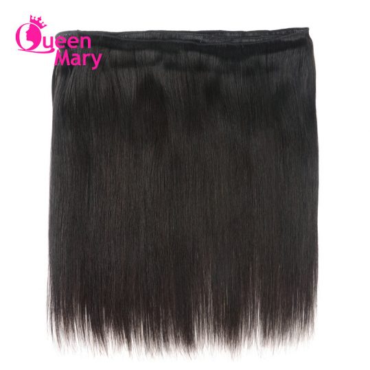 Queen Mary Peruvian Straight Hair Weave 1 Piece Non-Remy Hair Weaving 100% Human Hair Bundles Natural Color Shipping Free