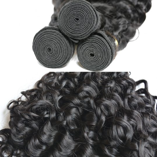 BAISI Water Wave Malaysia Remy Hair Nature Color 100% Human Hair Bundles 10-28inch Free Shipping
