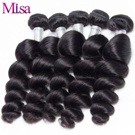 Mi Lisa Hair Malaysian Loose Wave Weave 100% Human Hair Bundles 1 Piece Only 10"-28" Natural Remy Hair Extensions Free Shipping