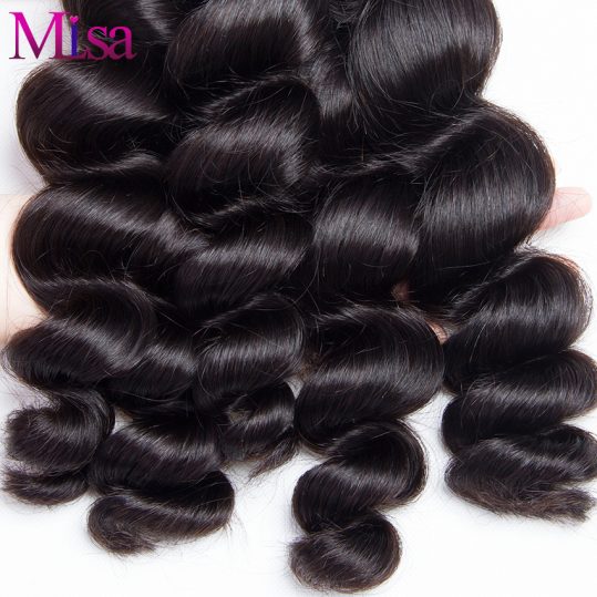 Mi Lisa Hair Malaysian Loose Wave Weave 100% Human Hair Bundles 1 Piece Only 10"-28" Natural Remy Hair Extensions Free Shipping