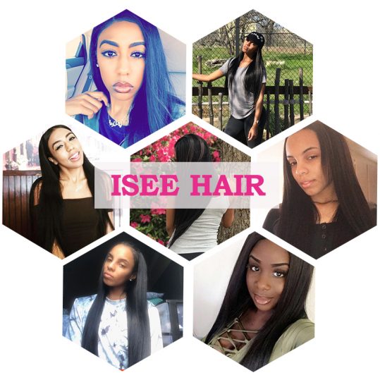 ISEE Malaysian Straight Hair Weave Human Hair Bundles 10-26 inch Remy Hair Extension Nature Color Free Shipping