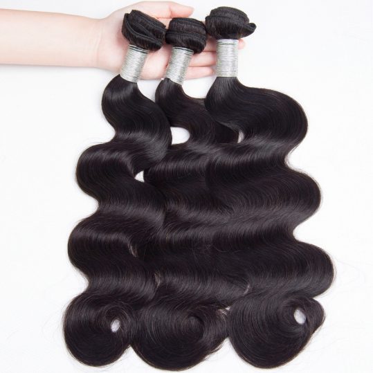 Malaysian Body Wave bundles human hair bundles 100% remy hair bundles Le Moda hair weave natural black 1 pc lot free shipping