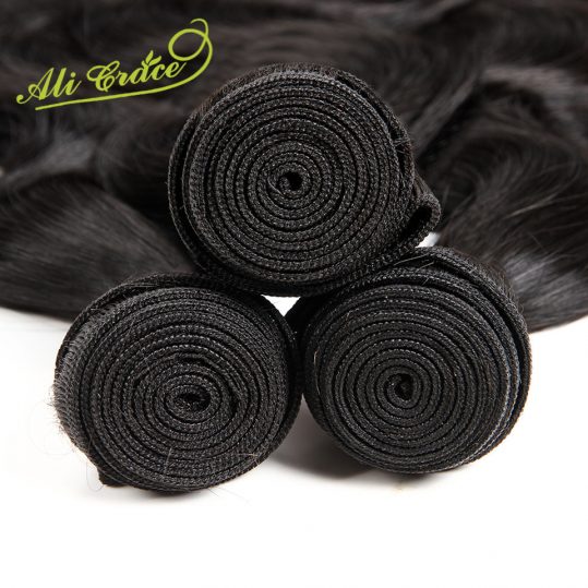 ALI GRACE Hair Malaysian Body Wave Hair Natural Black 10-28 Inch 100% Remy Human Hair Weave Bundles 1 Piece Free Shipping