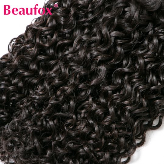 Beaufox Malaysian Water Wave Bundles Remy Human Hair Bundles Extension Can Buy 3 Or 4 Bundles Natural Color Free Shipping