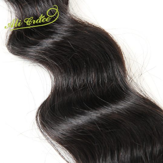ALI GRACE Hair Malaysian Loose Wave 1 Bundle Natural Color 100% Human Hair Weaving Remy Hair Extension Can Be Dyed