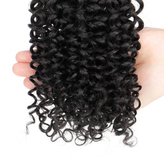 Yvonne Malaysian Curly Virgin Hair 1 Piece Natural Color 100% Human Hair Weaving Free shipping