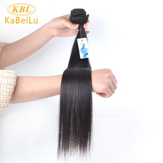 KBL Hair Product Malaysian Virgin Hair Natural Straight 1 Bundle Extensions 100% Unprocessed Human Hair Weave 12"-26"