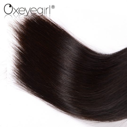 Oxeye girl Malaysian Virgin Hair Straight 100% Unprocessed Human Hair Weave Bundles 10"-26" Double Weft Can Be Bleached To 613