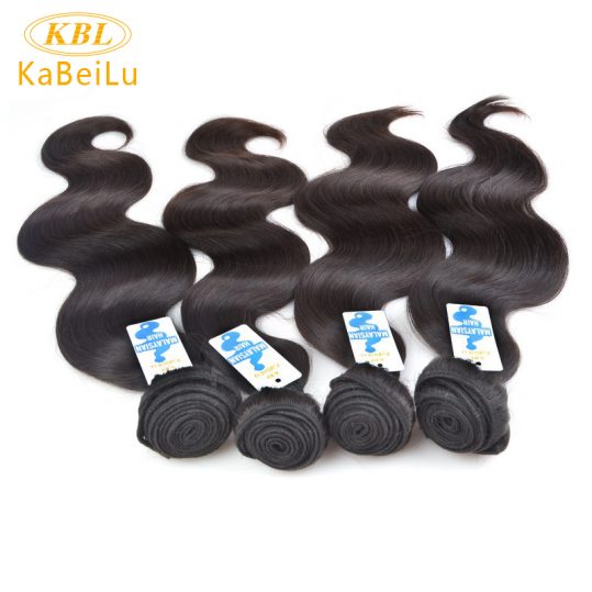 KBL Unprocessed Malaysian Body Wave 100% Virgin Human Hair Extension Natural Color Hair Weave Bundles 12-26 Inches