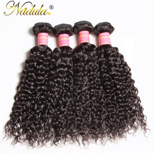 Nadula Hair Malaysian Virgin Hair Curly Weave Human Hair Extensions 8-26inch 100% Unprocessed Hair Bundle Natural Color