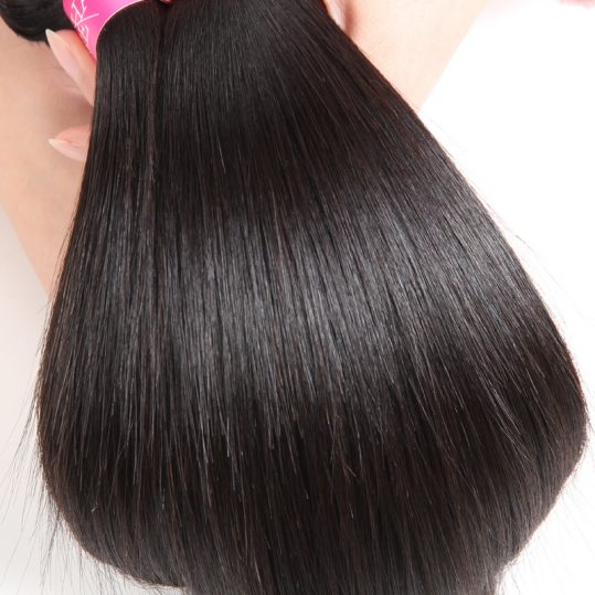 ISEE Malaysian Virgin Hair Straight Dyeable And Bleachable 100% Unprocessed Human Hair Extension Free Shipping