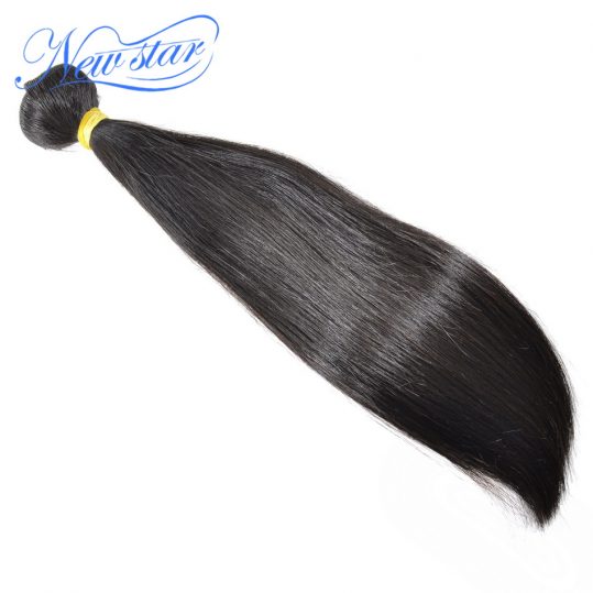 New Star Malaysian Straight Virgin Human Hair One Bundles Natural Color 100% Unprocessed Human Hair Weaving Free Shipping