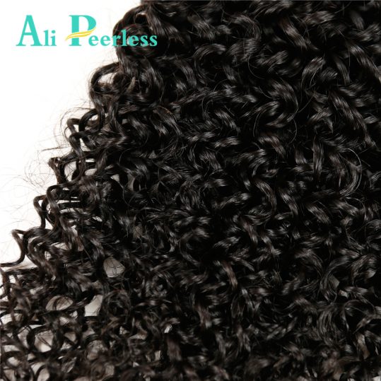 Ali Peerless Hair One Bundle Malaysian Kinky curly Virgin hair Nature Color 100% human hair 10inch to 28inch Free Shipping