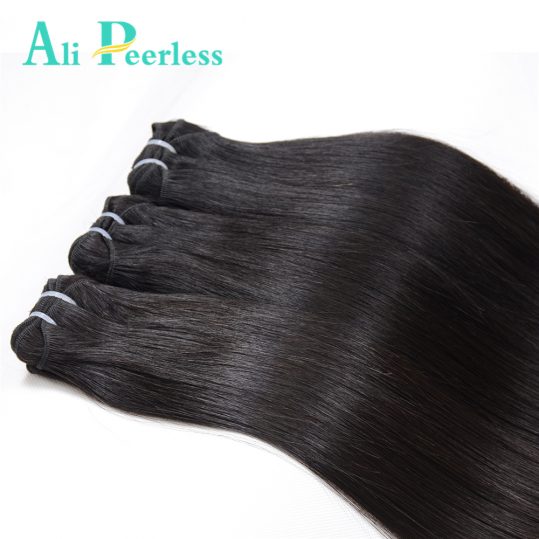 Ali Peerless Hair Malaysian Virgin Staright Hair 100% Unprocessed Human Hair  1 Piece 10" to 28" Nature Black Free Shipping