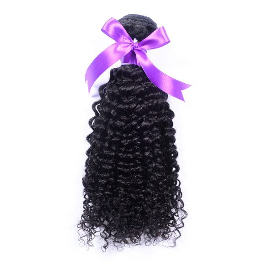 Alidoremi Malaysian Kinky Curly Hair Bundles 100% Human Hair Weaving Natural Color Non-Remy Hair 1 Piece Free Shipping