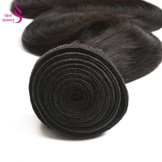 Real Beauty Malaysian Body Wave Bundles 1Pc 100% Human Hair Bundles Natural Color  8-26" Non Remy Hair Extension Free Shipping
