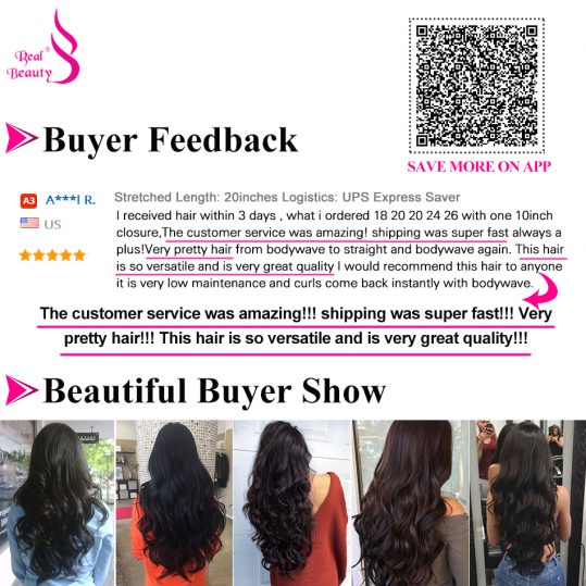 Real Beauty Malaysian Body Wave Bundles 1Pc 100% Human Hair Bundles Natural Color  8-26" Non Remy Hair Extension Free Shipping
