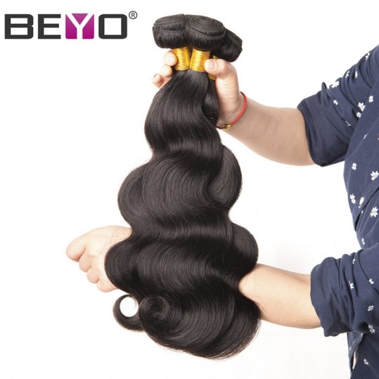 Beyo Malaysian Body Wave Hair Bundles 10-28 Inch 100% Human Hair Bundles Can Be Dyed 1 PCS Non-Remy Hair Weave Free Shipping