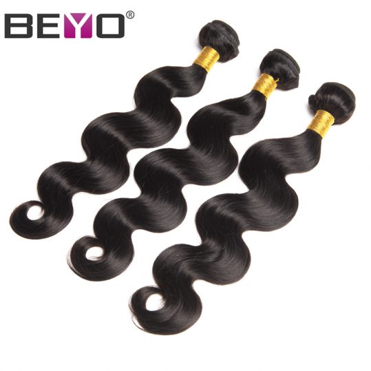 Beyo Malaysian Body Wave Hair Bundles 10-28 Inch 100% Human Hair Bundles Can Be Dyed 1 PCS Non-Remy Hair Weave Free Shipping