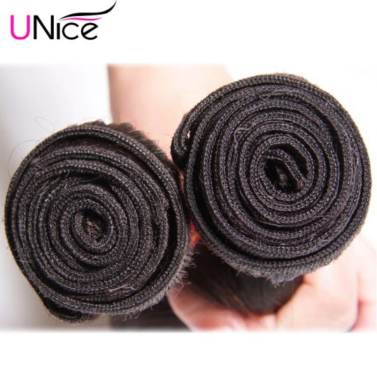 UNice Hair Company Malaysian Loose Wave Bundles 1Piece 100% Human Hair Extension Natural Color Non Remy Hair Weave Free Shipping