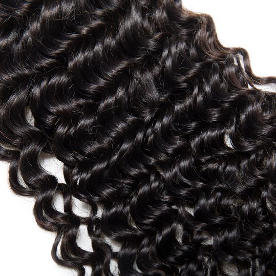 Alibele Malaysian Curly Hair Weave Human Hair Bundles 100g/Piece Can Be Colored 10-28 inch Non Remy Natural Hair Extensions 1B#