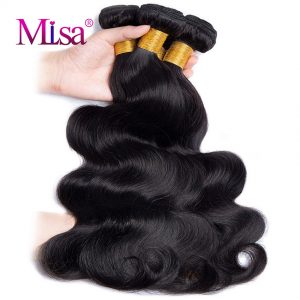 Malaysian Body Wave Bundles Mi Lisa Hair Weave Can Buy 4 or 3 Bundles 10-28 inch 1 Pc Non Remy Hair Extension Human Hair Bundles