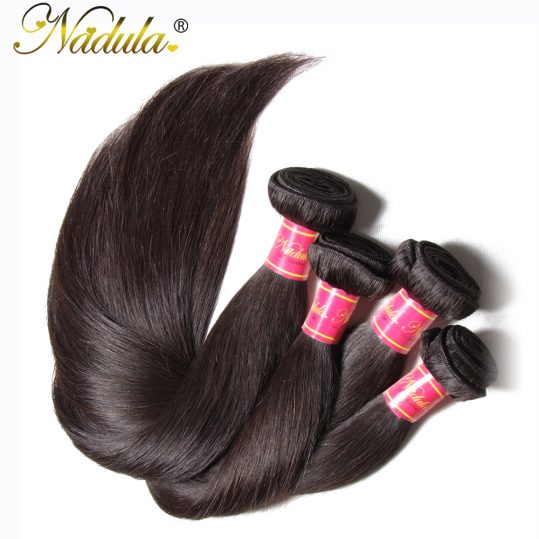 Nadula Hair Malaysian Straight Hair Weaves 100% Human Hair Bundles 8-30inch 100g/PCS Non-Remy Hair Extensions Free Shipping