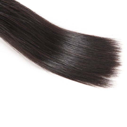 ISEE Indian Virgin Hair Straight Human Hair Extensions 10-26 Inch Free Shipping Machine Double Weft