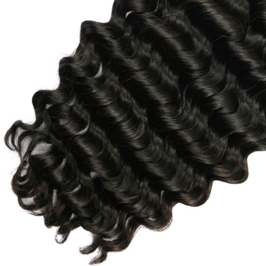 [Berrys Fashion] Indian Natural Wave Virgin Hair 100g 1PC/lot 100% Unprocessed Human Hair Bundles Black color Hair Extensions