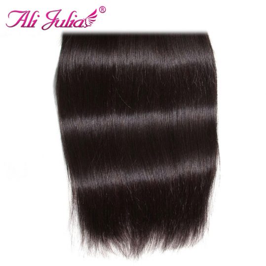 Ali Julia Hair Indian Hair Bundles Natural Color 8 Inches to 30 Inches Non Remy Straight Human Hair Weave 1 Piece Free Shipping