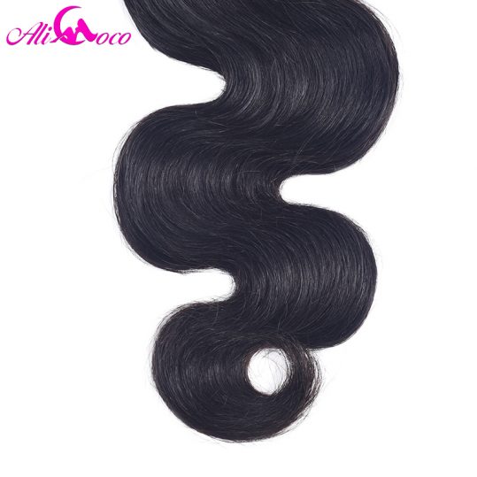 Ali Coco Hair 1 Piece Indian Body Wave Hair Weaving 100% Human Hair 10-28 Inch Non-Remy Hair Free Shipping