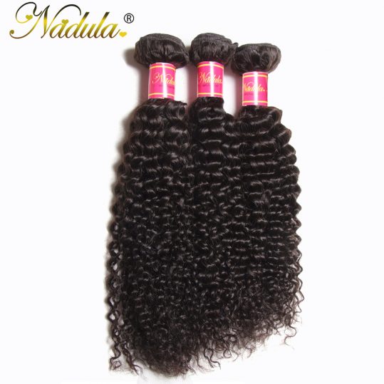 Nadula Hair 8-26inch Indian Curly Hair 100% Human Hair Bundles Machine Double Weft Non Remy Hair Weaves 1Piece Can Be Dyed