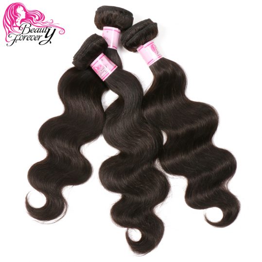 Beauty Forever Body Wave Indian Hair Weft Non Remy Human Hair Weave Bundles Natural Color 8-30 inch Free Shipping