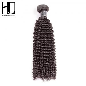 HJ Weave Beauty Human Hair Bundles Mongolian Kinky Curly Hair Remy Hair Natural Color 10-28 inch Free Shipping