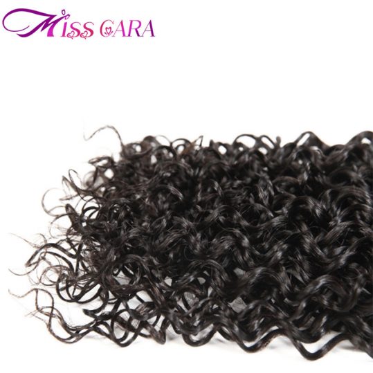 Miss Cara Mongolian Kinky Curly Hair Weave 100% Human Hair Bundles Afro Remy Hair Extension Natural Color Free Shipping