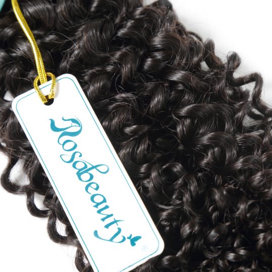 Rosa Beauty Hair Products Mongolian Afro Kinky Curly Hair 100% Human Hair Weave Bundles Remy Hair Extensions Shipping Free
